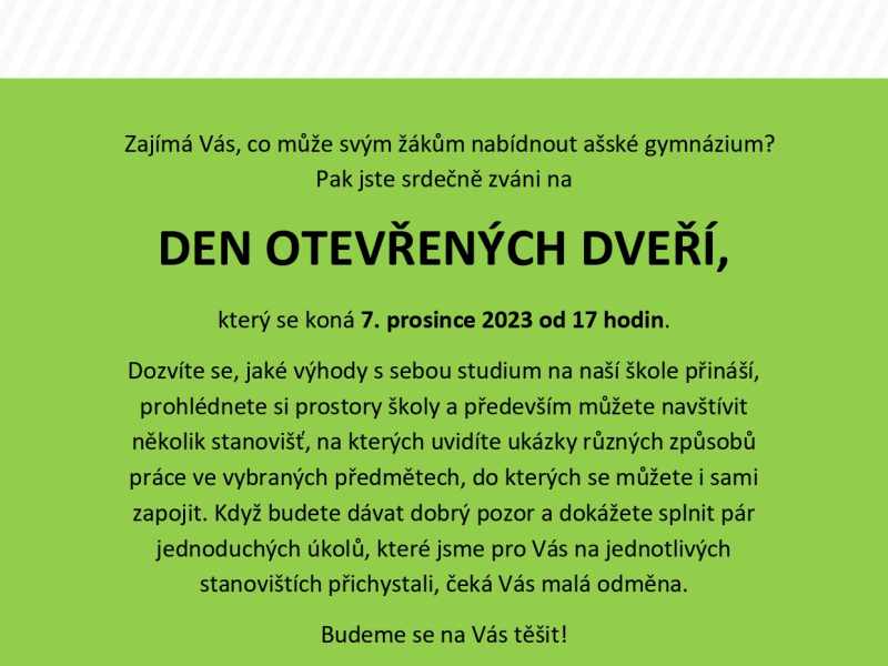 Den otevřených dveří 23